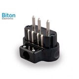 Bb Link trofazni utikač l crni (2/212-0024) Cene