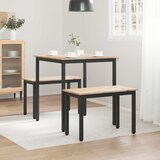  Stol za objedovanje Prirodna 70 x 70 x 75 cm Čvrsto borovo drvo | Eponuda.ba