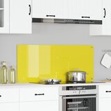 vidaXL kuhinjske ploče Žuta Akril 120 x 50 x 0.6 cm Izdržljivo cijene