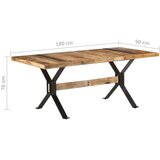 Jedilna miza 180x90x76 cm robusten mangov les, (20711097) | Shoptok.si
