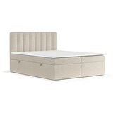 Maison de Rêve Bež boxspring postelja s prostorom za shranjevanje 160x200 cm Novento – Cene