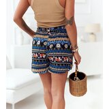 UR/CEO Black women's shorts with blue inserts Aisza | shoptok.hr
