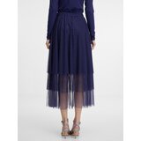 Orsay Dark blue women's skirt midi - Women's Cene