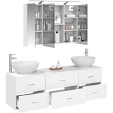  Set namještaja za kupaonicu 4 kom. Bijela | shoptok.hr