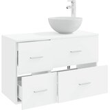  Set namještaja za kupaonicu 2 kom. Bijela Konstruirano drvo 49,5 x 41 x 80 cm | Shoptok.si