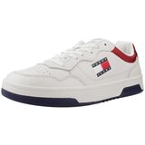 Tommy Jeans Modne superge TJM CUPSOLE LEATHER ESS Bela | Shoptok.si