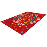 Kayoom TKANA PREPROGA 110/160 cm taftano rdeča | Shoptok.si