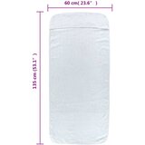  Ručnici za plažu 4 kom bijeli 60 x 135 cm od tkanine 400 GSM | Eponuda.com