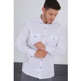 Dewberry G722 MEN'S SHIRT-WHITE Cene