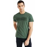 Legendww pamučna muška majica u zelenoj boji Cene