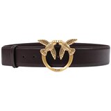Pinko Pasovi ALTA LOVE BIRDS IN PELLE 100120 A0F1 Kostanjeva Cene