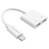  Audio adapter Dual iPhone/lightning BOROFONE BV11 digital audio converter white | Eponuda.ba