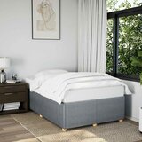  Okvir kreveta bez madraca svjetlosivi 120 x 200 cm od tkanine | shoptok.hr