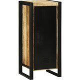 vidaXL Zidni kabinet za kopalnico 40x35x90 cm Trdno grobo leseno mango | Shoptok.si