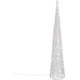 QAZQA božično drevo prozorno 100 cm vklj. led IP44 - coni Cene