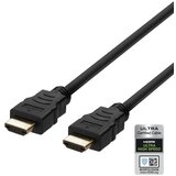 Deltaco Kabel Ultra High Speed HDMI ARC, QMS, 8K pri 60Hz, 4K UHD pri 120Hz, 3m, črn | Shoptok.si