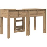  Krevet na kat za djecu s pohranom Umjetnički hrast 75 x 190 cm | shoptok.hr