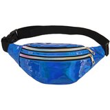 Generic Mode Damen Herren Running Laser Gürteltasche, Wasserdichte PU Gürteltasche, 2 Fächer mit Reißverschluss, Verstellbarer Bund, Gürteltasche Unisex Erwachsene Reise Lauftasche Party Festliche S, (21127091) Cene