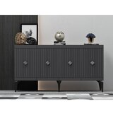 Woody Fashion Midas - Anthracite, Silver AnthraciteSilver Console Cene