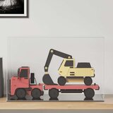 vidaXL Razstavna škatla prozorna 56x36x37 cm akril | Shoptok.si