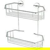 Tesa kupaonska tuš polica BT240P (270 x 125 x 278 mm, 2-katno, šesterokutno) Cijene