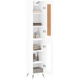  Visoka komoda bijeli 34,5x34x180 cm od konstruiranog drva | shoptok.hr