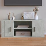 The Living Store TV omarica betonsko siva 100x35x40 cm inženirski les - TV Omarica, (21375394) Cene