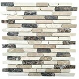 x Mozaik ploščice MOS BRICK 195 (30,5 x 30,5 cm, bež/rjava) | Shoptok.si