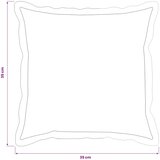  Jastuk s jastukom HOUTEN 2 kom. Tamnosiva Baršun - Tamnosiva 35 x 35 cm 2 | shoptok.hr