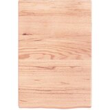  Zidna polica svjetlosmeđa 40x60x(2-4) cm obrađena hrastovina | shoptok.hr