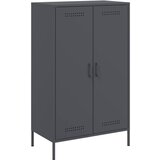 Maison Chic Komoda - Predalnik antracitna 68x39x113 cm jeklo, (21715584) Cene
