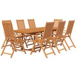  7-dijelni vrtni blagovaonski set od masivnog bagremovog drva 160-240 cm | Eponuda.ba