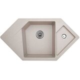 Metalac granitna usadna sudopera xDiamond bež 960x510 Ø90 | Eponuda.com