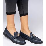 D/CEO marka niezdefiniowana Navy women's moccasins with gold decoration Senna | shoptok.hr