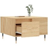  Stolić za kavu boja hrasta 55x55x36,5 cm konstruirano drvo | shoptok.hr