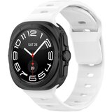 INF Silikonski pašček za uro Samsung Watch Ultra 47 mm s kvadratno zaponko White, (21401556) | Shoptok.si