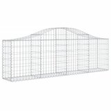  Lučne gabionske košare 18 kom 200x30x60/80 cm pocinčano željezo | shoptok.hr