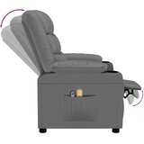  Električni masažni stol sivo umetno usnje, (20921981) | Shoptok.si