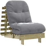 Futon na razvlačenje s madracem 60 x 206 x 11 cm od borovine | Eponuda.ba