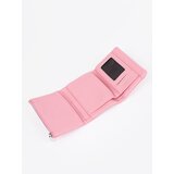 Shelvt Small pink women's faux leather wallet | shoptok.hr