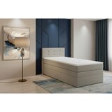 MID.YOU BOXSPRING POSTELJA 90 cm x 200 cm , tekstil, leseni material bež u