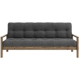Karup Design Črna/antracitno siva raztegljiva sedežna garnitura 205 cm Knob – Cene
