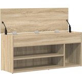  Klupa za cipele boja hrasta 102x30,5x45 cm konstruirano drvo | shoptok.hr