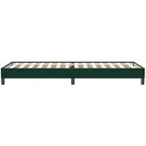 Box Spring krevet bez madracem tamno zeleni 100x220 cm baršun | shoptok.hr