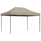 Šator za svadbe - šator za zabave Sivo-smeđa 279 x 410 x 315 cm Oxford tkanina | shoptok.hr