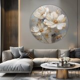  Okrogle slike z akrilom Rože v plesnih oblekah | different dimensions | Shoptok.si