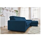 Bobochic Paris Tamno plava sklopiva kutna garnitura od samta (promjenjiva) Monaco – | shoptok.hr