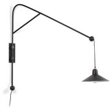 Kave Home Črna stenska svetilka ø 30 cm Eleazar – | Shoptok.si