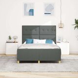  Krevet od tamno sive tkanine 160x200 cm | shoptok.hr