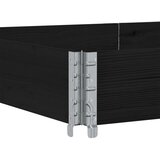  Okviri za palete crni 150x100 cm od masivne borovine | Eponuda.com